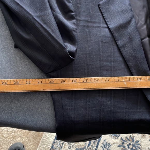 Canali Size 36R/46EU Blue with silver and yellow check - Picture 13 of 16